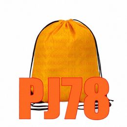latest 2024 Q1 PJ 78 Drawstring Bag PJ78 Belt Waterproof Backpack Shoes Clothes Yoga Running Fitn Travel Bag 30a1#