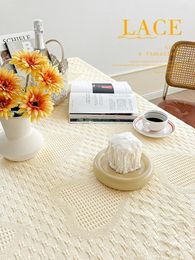 Table Cloth Cream Colored Bedroom Tablecloth And Coffee Mat