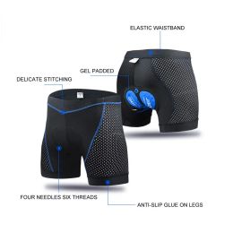 X-TIGER Cycling Underwear 5D Breathable Padded Gel Bike Shorts Men MTB Anti Slip Leg Grips Riding Cycling Shots Ciclismo