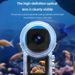 Invisible Dive Case 50m Waterproof Dive Protective Case Underwater Dive Housing Accessories Anti-scratch for Insta360 X3 Camera