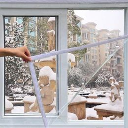 Window Stickers Transparent Cold Insulation Film Warm In Winter Self-Adhesive Mucosa Windshield For To Keep Room Warmer