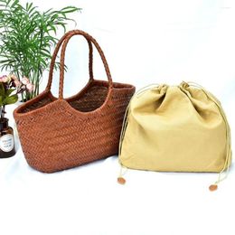 Totes Natural Cowhide Weave Handbags Fashion Small Manual Hand Made Ladies Woven Handbag Exquisite Tote Dating Shopping Bags