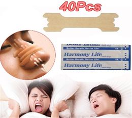 40Pcs Nasal Strips Anti Snoring Patches Sleep Better Right Aid Stop Snore Better Breathe Improve Sleeping Health Care2917762