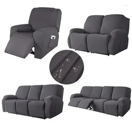 Chair Covers Waterproof Stretch Recliner Sofa 1/2/3/4 Seats Couch Slipcover Furniture Protector Relax Cover For Home