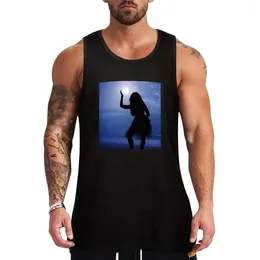 Men's Tank Tops Hula Moon Top Sports Suits Bodybuilding Shirt