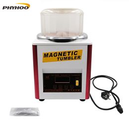 &equipments PHYHOO Magnetic polishing machine Necklace bracelet earrings Deburring, increase brightness jewelry tools KT185S