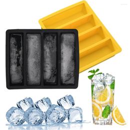 Baking Moulds Household Ice Maker Quick Release Can Withstand High Temperature Green Grey Kitchen Tools Silicone Tray Long Grid Mold