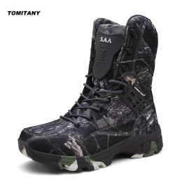 Boots Winter Hiking Boots Men Professional Waterproof Breathable Outdoor Travel Shoes Trekking Mountain Climbing Hunting Boot Mens