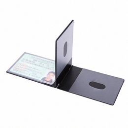 Aluminium Thin Card Cover Car Driver's Licence Car Driving Document ID Credit Card Case Driver Licence Cover Travel Pass Purse z6sG#