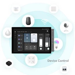 Jianshu Tuya Zigbee Smart Control Panel Doorbell,Audio,Video Media 5 Mp Camera Proximity,Light,Temperature And Huimdity Sensing