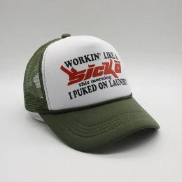 IAN CONNOR SICKO TRUCKER HAT American Retro Truck Hat Baseball Cap Atlanta Logo Trend Street Skateboard Hat Curved Brim