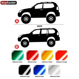 Car Window Sticker Auto Graphics Door Body Bumper Reflective Vinyl Decal For Toyota Land Cruiser Prado 120 J120 GX470 FJ120