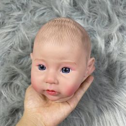 New 20Inch Painted Reborn Doll Kit Raven With Engraved Name and Cloth Body Unassembled DIY Doll Parts Toy