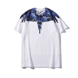 fashion brand mb short sleeve marcelo classic jersey burlon phantom wing t-shirt color feather lightning blade couple half t-shirt9IEB