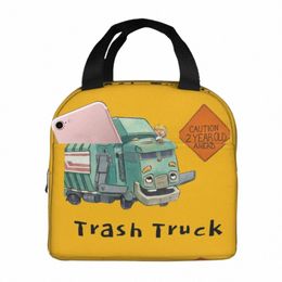 tr Truck Carto Netflix Lunch Bags Bento Box Lunch Tote Resuable Picnic Bags Cooler Thermal Bag for Woman Kids Office g61p#