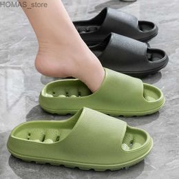 home shoes Bathroom specific slippers for men summer indoor home hollowed out quick drying bathroom non slip slippers for women Y240401