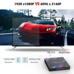 H96 MAX RK3318 Smart TV Box Android 11 4G 64GB Youtube Dual Wifi 4K Media player H96MAX TVBOX Android 11.0 2G 16G Set top box