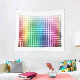 Tapestries Graphic Designer Color Chart Tapestry Home Decorators Custom Kawaii Room Decor