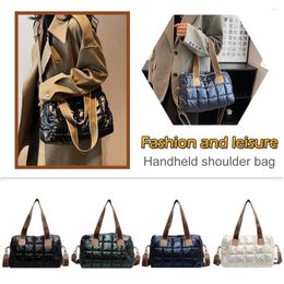 Shoulder Bags Women Bag Rhombic Lattice Ladies Top-hand Large Capacity Simple Casual Temperament Portable Travel