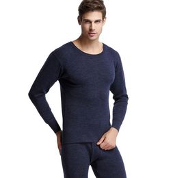 100% Merino Wool Winter Thermal Underwear Set Breathable 230G Midweight Base Layer Tops Pants Set Thermal Underwear Man