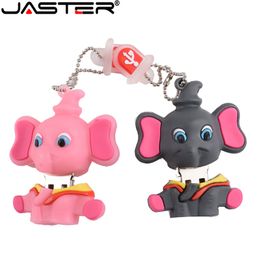 JASTER Dolphin USB Flash Drives 64GB Mermaid Ladybird Pen Drive 32GB Butterfly Memory Stick 16GB Lobster Elephant Creative Gifts