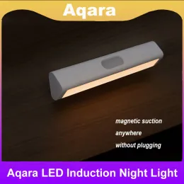 Control Aqara LED Induction Night Light Magnetic Design 2level Brightness Human Body Sensor 3200K Night Light Bedroom Closet