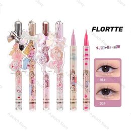 Flortte Mikko Co 브랜드 컬러 방수 아이 라이너 펜 아이 라이너 액체 펜 10 색 0.5ml 뷰티 화장품 240325