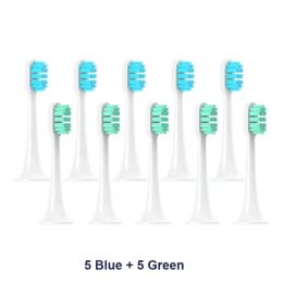 Replacement Brush Heads For xiaomi Mijia T300/T500/T700 Sonic Electric Toothbrush Soft Bristle Nozzles with Caps Sealed Package