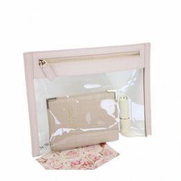 cusstomized Letters Colourful Saffiano Leather Clear PVC Cosmetic Bag Ladies TPU Travel Organiser W Bag Q4Nw#