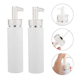 Storage Bottles 2 Pcs Lotion Bottle Plastic To Go Containers Portable Dispenser Pump Shampoo Travel