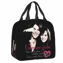 custom TV Show Gilmore Girls Lunch Bag Cooler Warm Insulated Lunch Box for Women Children Work School Food Picnic Tote Ctainer w68S#