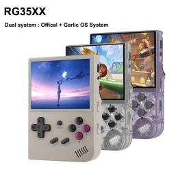 RG35XX Retro Handheld Game Console Linux and Garlic System 3.5'' IPS Screen 64G 5000 Games HD TV Output Video Game Play