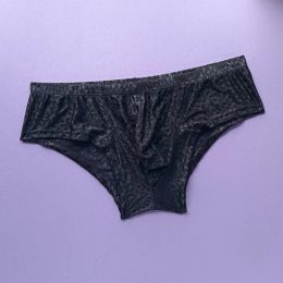 Sexy Men Penis Bulge Pouch Underwear Low Rise Panties Elephant Trunk Thong G-String Soft Briefs Gay Erotic Lingerie Underpants