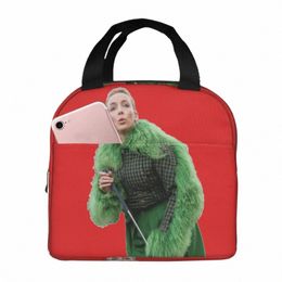 villanelle - Killing Eve Lunch Bags Bento Box Portable Lunch Tote Resuable Picnic Bags Cooler Thermal Bag for Woman Kids School L9Rq#