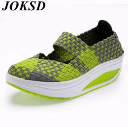 Walking Shoes 2024 Women Height Increasing Sports Light Platform Health Lose Weight Breathable Sneakers Y63