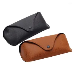 Storage Bags Fashion 2 Colours High Quality Sunglasses Eyeglasses Holder Bag Imitation Leather Glasses Case