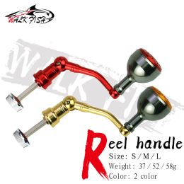 Reels WALK FISH Fishing Reel Handle Spinning Wheel Parts All Metal Round Grip Casting Handle Hexagonal Shaft 10007000 Equipment