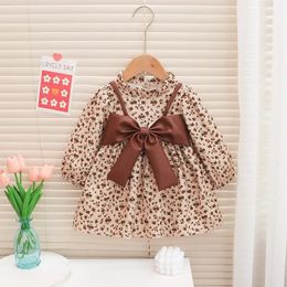 6 9 months 1 2 3 years old baby girls dress spring clothes long sleeve floral dresses birthday clothing outfit wear 240325