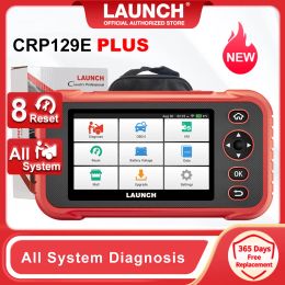 LAUNCH 2023 Elite CRP129E PLUS All system Diagnostics Scan Tool,ABS/SRS/TCM/Engine Code Reader,8 Reset Service,OBD2 Scanner