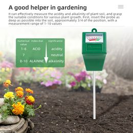 Soil PH Meter Hygrometer Garden Plant Soil Analyzer Moisture Sensor Meter Humidity PH Monitor Detector Acidity Tester
