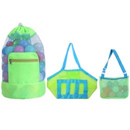 Outdoor Beach Mesh Bag Children Sand Away Protable Kids Beach Toys Clothes Bags Toy Storage Sundries Swimming Accessories Bag