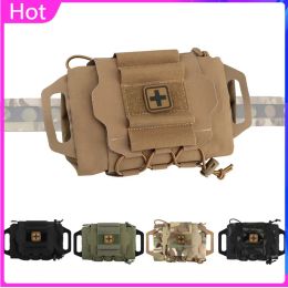 Bags Tactical First Aid Kit Pouch Hiking Camping Travel Flip Top Molle Medical Pack Outdoor Training Hunting Cs Games Emergency Bag