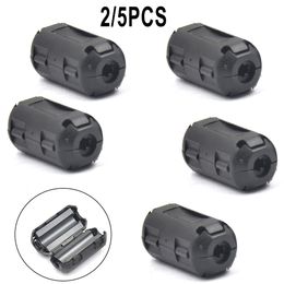 2/5pcs TDK Clip-On Ferrite Ring Core Noise Suppressor For EMI RFI Clip Anti-jamming Cable Active Components Filters 12 X 25mm