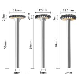 T Type Carbide Rotary File Arc Metal Cutter Bit Tungsten Hard For Aluminium Stone Plastic Carving Engraving For Dremel Metalwork