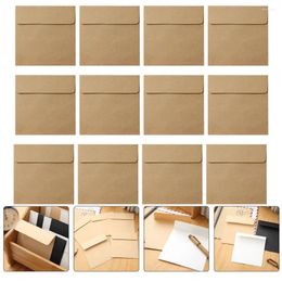 Gift Wrap 100 Pcs Kraft Envelope Card Envelops Data Pack Coin Envelopes Paper Keys Packets