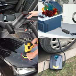 Car Power Adapter Converter 110V/220V AC Convert To 12V DC Cigar Lighter Accessories For Polisher Washer Refrigerator Air Pump