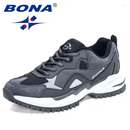 Casual Shoes BONA 2024 Designers Top Quality Original Trial Running Men Sport Jogging Athelitic Outdoor Man Walking Foot
