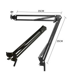 Flexible Arm Wide-angle Anchor Stand Tripod For Phone Photo Live Streaming Beauty Online Teaching Course Desktop Video Mount