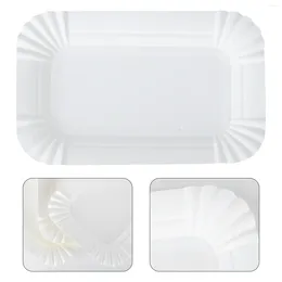 Disposable Dinnerware 100 PCS Paper Plate For Cake Plates Dessert Birthday Party Tableware Tray Foam