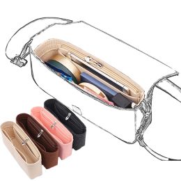 Trendy Felt Insert Bag Organiser Makeup Organisers Liner Perfect for Brand Women's Handbags Cosmetic Bags Bag Accesories